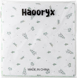 Haooryx 60pcs Green Eucalyptus Leaves Patterned Paper, 11x11 Inch Greenery Double-Sided Decorative Craft Paper Cute Eucalyptus Leaves Plaid Scrapbook Origami Paper Gift Wrap DIY Photo Album Decor
