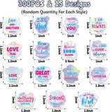 Haooryx 300pcs Religious Cartoon Colorful Foam Stickers Sunday School Bible Christian Self Adhesive Foam Sticker Motivational Saying from The Bible Puffy Sticker for Kids Reward Church Activity Decor