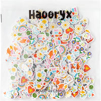 Haooryx 300pcs Religious Cartoon Foam Stickers Sunday School Bible Christian Faith Rainbow Heart Shape Self Adhesive EVA Foam Sticker 3D Puffy Cute Sticker for Kids Rewards Scrapbook Laptops Decor