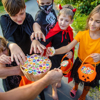 Haooryx 60Pcs Halloween Monster Mini Eraser for Kids Bulk, Cartoon Monster Assorted Pencil Erasers 3D Desk Puzzle Erasers Pet for Student Homework Class Prizes Trick or Treat Party Gift Filler Favor