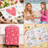Haooryx 300pcs Religious Cartoon Foam Stickers Sunday School Bible Christian Faith Rainbow Heart Shape Self Adhesive EVA Foam Sticker 3D Puffy Cute Sticker for Kids Rewards Scrapbook Laptops Decor