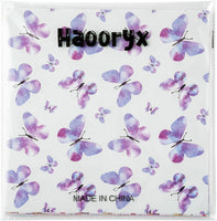 Haoorx 60pcs Spring Theme Butterfly Patterned Paper Set, Double-Sided 11’ x11’ Colorful Cute Butterfly Origami Paper Watercolor Butterfly Scrapbook Specialty Paper for Spring Easter Giftwrap Supplies
