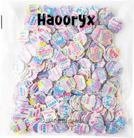 Haooryx 300pcs Religious Cartoon Colorful Foam Stickers Sunday School Bible Christian Self Adhesive Foam Sticker Motivational Saying from The Bible Puffy Sticker for Kids Reward Church Activity Decor