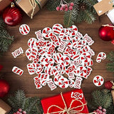 Haooryx 60pcs Christmas Candy Mini Erasers Bulk Novelty Christmas Candy Canes Pencil Eraser Red&White Christmas Candy Rubber Erasers School Reward Prize for Kids Xmas Party Gift Filler (Red & White)