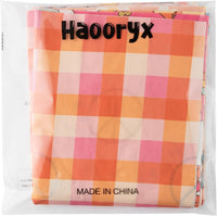 Haooryx 12pcs Hippie Groovy Patterned Cotton Fabric Bundles 22 x 18 Inch Retro Boho Rinbow Floral Printed Fat Quarter Vintage Cute Cotton Fabric for DIY Handmade Sewing Quilting Crafting Patchwork