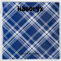 Haooryx 60pcs Winter Season Blue and White Plaid Pattern Paper Set, 11 x 11 Inch Snowflakes Blue and White Buffalo Double-Sided Glossy Origami Paper Christmas DIY Scrapbook Giftwrap Decorative Paper