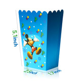 HAOORYX 30 Pack Mickey Popcorn Boxes for Party Decoration Supplies, Treat Box Popcorn Buckets Candy Cookie Snack Containers for Baby Shower, Movie Nights, Carnivals, Theme Birthday Party Favors