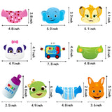Haooryx 30Pcs Word Party Centerpieces Stick Table Toppers, Word Party Birthday Party Table Decorations Favor Double Sided Cake Topper Photo Booth Props for Kids Theme Party Supplies Baby Shower Decor