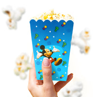 HAOORYX 30 Pack Mickey Popcorn Boxes for Party Decoration Supplies, Treat Box Popcorn Buckets Candy Cookie Snack Containers for Baby Shower, Movie Nights, Carnivals, Theme Birthday Party Favors