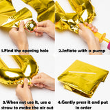 Haooryx 48Pcs Word Party 1st Birthday Party Favor Kit, Happy Birthday Cake Cupcake Toppers Set Cartoon Latex Balloons Gold Foil Balloon for One Year Old Baby Shower First Birthday Theme Party Decor
