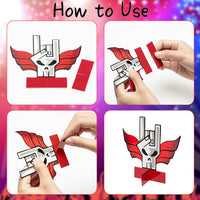 Haooryx 12PCS Rock and Roll Music Honeycomb Centerpieces, 3D Born to Rock Table Topper Decorations For Kids Boys Birthday Party Supplies 1950's Music Note Theme Back to 50s 60s Parties Decor