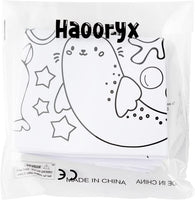 Haooryx Giant Polar Animals Themed Coloring Poster 4.6 x 2ft Large Jumbo Frozen Friends Blank Paper Banner with Penguin Polar Bear Coloring Tablecover Decoration for Kids DIY Art Craft Activity Supply