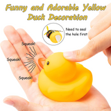 Haooryx 3 Pack Camouflage Rubber Duck Toys Car Ornaments Helmet Yellow Duck Car Dashboard Decoration Set, Camouflage Series Trim Suit Cool Ducks With Propellers Glasses Gold Chain for Kids Adults Gift