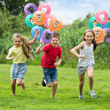 Haooryx 52Pcs Cat Balloon Birthday Decorations Including 5 Styles Cute Cartoon Kitten Print Latex Balloons Bouquets Adoption Pet Animal Party Favors Decor Supplies Photo Prop for Kids Boys Baby Shower
