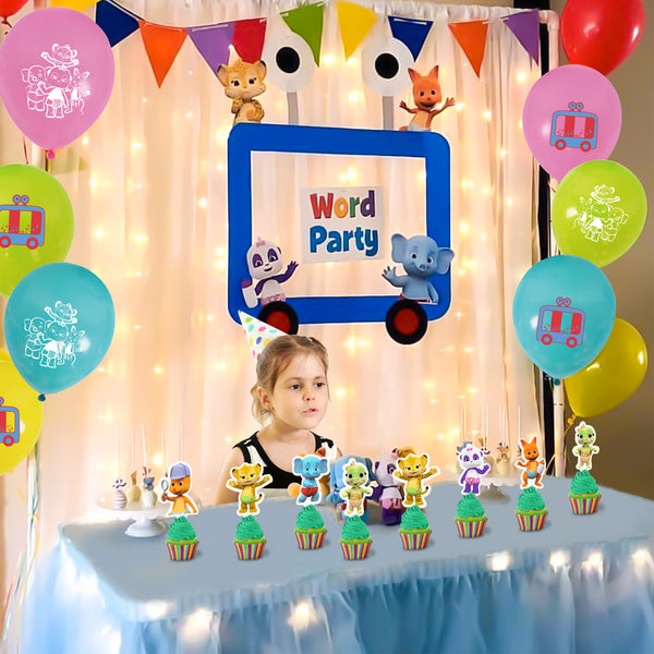  Birthday Party Supplies 212pcs Birthday Party Decorations  Include Backdrop, Happy Birthday Banner, Tableware Set, Tablecover,  Cake＆Cupcake Toppers, Foil Balloons, Latex Balloons Set : Toys & Games