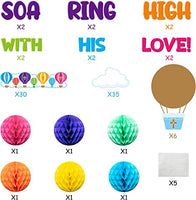Haooryx 83Pcs Soaring High with God’s Love Bulletin Board Set, Faith Religious Sunday School Paper Cutout Classroom Trim Borders for School Classroom Blackboard Whiteboard Window Wall Decoration
