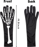 Haooryx Halloween Grim Reaper Costume Accessories Set- Grim Reaper Plastic Scythe, Ghost Face mask and Skeleton Long Gloves Scary Death Cosplay Suit for Halloween Costume Party Photo Booth Props