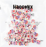 Haooryx 60Pcs Valentine Owl Mini Eraser for Kids Bulk Novelty Owl Pencil Eraser 3D Desk Puzzle Erasers Pet for Student Homework Reward Classroom Prizes Valentine's Day Party Favor Gift Filler Supplies