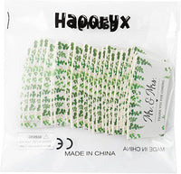 Haooryx 50Pcs Wedding Eucalyptus Greenery Coffee Cup Sleeves Drink Coffee Tea Cup Sleeves Disposable Greenery Kraft Paper Cup Sleeves Holder for 12oz and 16oz Coffee Cold Drinks Beverage Cups