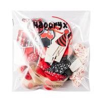 Haooryx 32Pcs 16th Birthday Party Balloons Decoration Supplies Kit, White Black and Red Confetti Latex Balloons, Banner and Cake Topper Set Stars Number 16 Foil Balloons for 16 Years Old Teenager