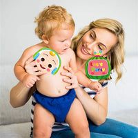 Haooryx 30Pcs JJ Melon Centerpieces Decorations Stick Table Toppers, Birthday Party Favor Double Sided Cake Topper Photo Booth Props for Kids Super Baby JoJo Theme Party Supplies Baby Shower Decor