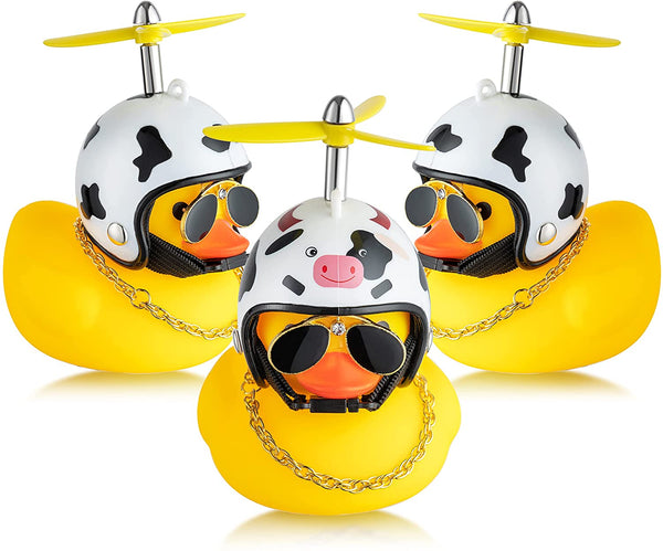 Rubber Duck Toy Car Ornaments Yellow Duck Car Dashboard