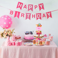 Haooryx Make Up Party Cupcake Stand Decoration 3 Tier Cosmetics Theme Pink Cupcake Tower Cardboard Lipstick Cupcake Dessert Candy Holders for Women Girls Makeup Birthday Cocktail Party Favors Supplies