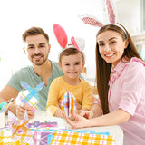 Haooryx 60PCS Easter Pattern Paper Buffalo Plaid Scrapbook Paper Decorative Easter Scrapbook Specialty Craft Paper 11’x11’Double-Sided Spring Pastel Origami Paper for Card Making Scrapbook Decoration