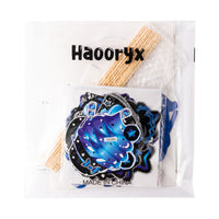 Haooryx 42Pcs Blue Birthday Party Decoration Set, Silver Navy Blue Happy Birthday Banner Hanging Swirls Cake Topper Cupcake Decorations Table Centerpieces for Boys Men Birthday Party Decor Supplies