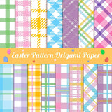 Haooryx 60PCS Easter Pattern Paper Buffalo Plaid Scrapbook Paper Decorative Easter Scrapbook Specialty Craft Paper 11’x11’Double-Sided Spring Pastel Origami Paper for Card Making Scrapbook Decoration